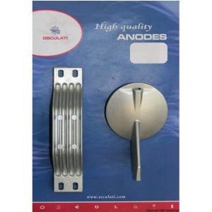 Kit 2 Pezzi Anodi di Zinco Fuoribordo YAMAHA 150 - 200 Hp Controrotanti OS4335100-18%