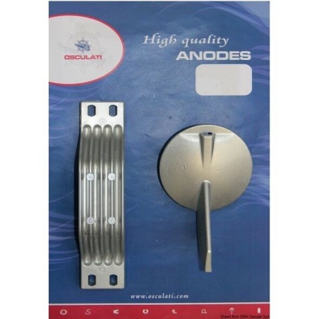 Kit 2 Pezzi Anodi di Zinco Fuoribordo YAMAHA 150 - 200 Hp Controrotanti OS4335100-18%