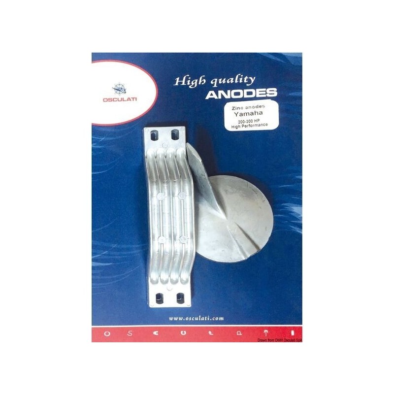 Kit 2 Pezzi Anodi di Zinco 6G54525101 69L4537100 Fuoribordo YAMAHA 200 - 300 Hp High Performance OS4335300-18%