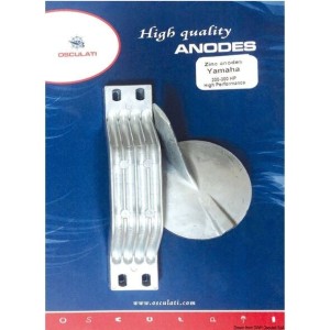 Kit 2 Pezzi Anodi di Zinco 6G54525101/02 69L4537100 Fuoribordo YAMAHA MARINER 200 - 300 Hp High Performance OS4335312-18%
