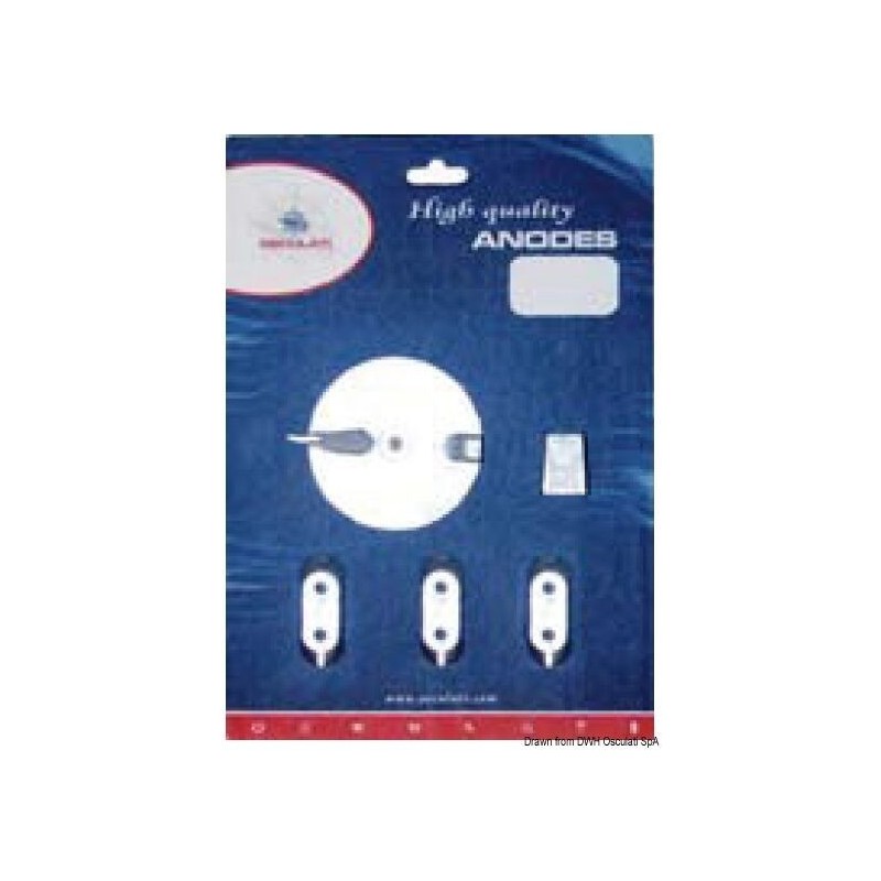 YAMAHA 40 - 60 Hp Kit Zinc Anodes 5 Pieces OS4335402