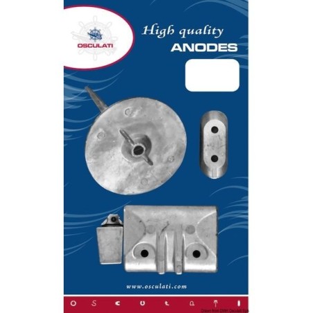 YAMAHA Outboard 40 - 50 Hp Kit Zinc Anodes 4 Pieces OS4335410