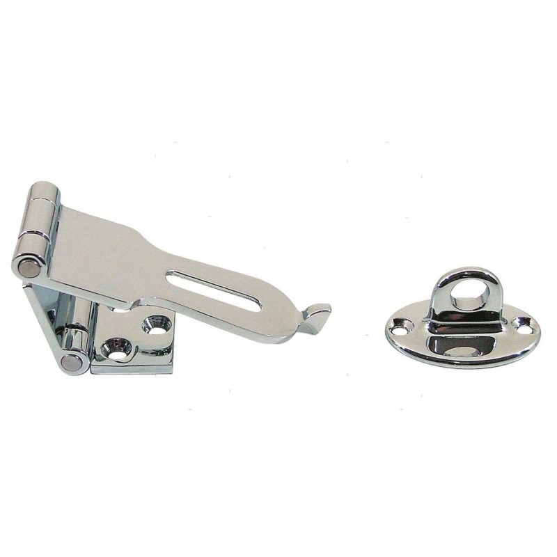 Double hinged hinge in chrome-plated brass with padlock hole 135x35mm N60241500678