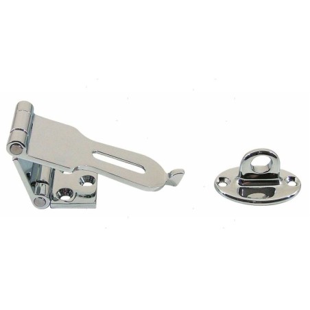 Double hinged hinge in chrome-plated brass with padlock hole 135x35mm N60241500678