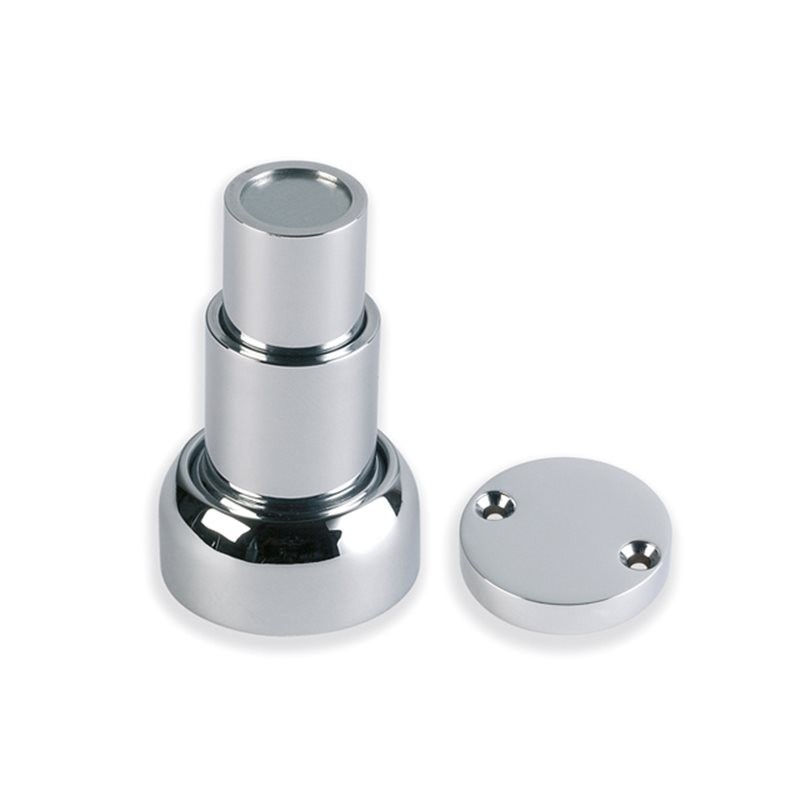 Magnetic Chromed brass door holder d34x55 mm FS411C