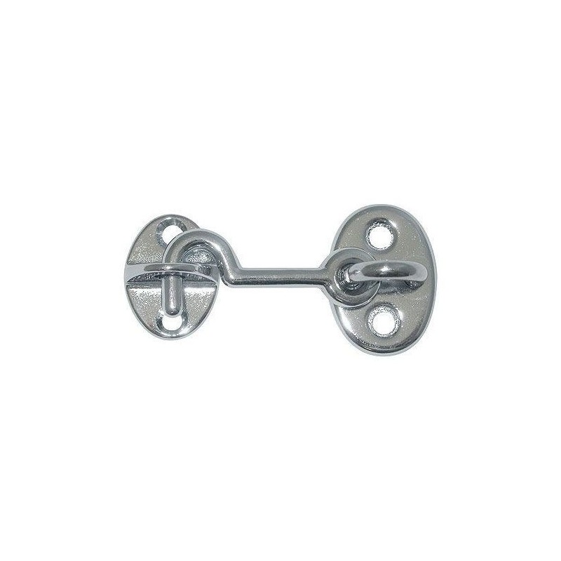 Chromium-plated brass hook doorstopper 60mm N60341500503