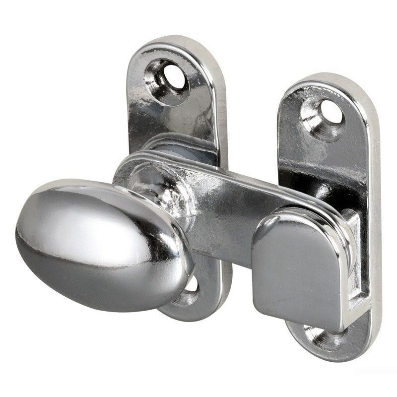 Piastrina a tavella fermaporte o ferma antine in ottone cromato 52x33mm N60341500526-18%