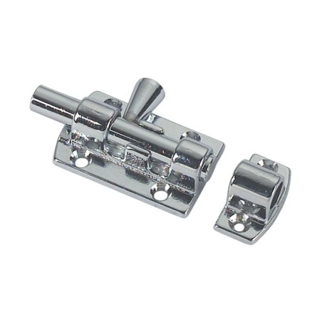 Chromium-plate brass barrel bolt 60x27mm N60341500534