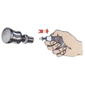 Chromed brass spring hatch stay N60341505061