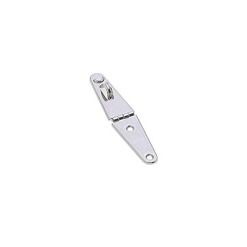 Stainless steel hinge with hole for padlock 145x32x1.2mm N603415V4905