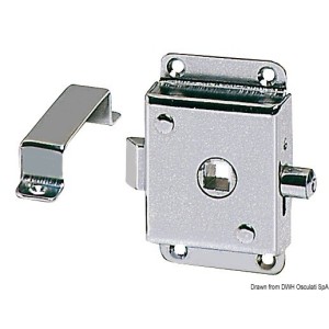 Chromium-plate brass cylinders lock 70x45mm OS3813150