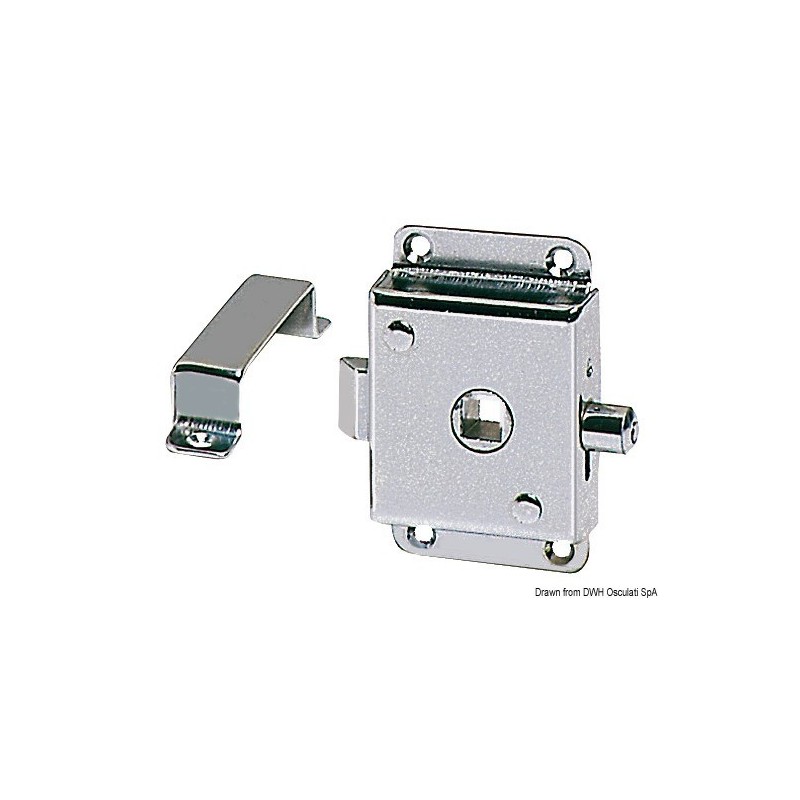 Chromium-plate brass cylinders lock 70x45mm OS3813150