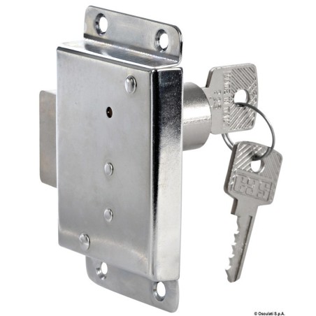 Chromium-plate brass yale lock 50x50mm OS3813200DX