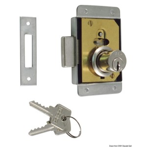 Chromium-plate brass yale lock 50x50mm OS3813200DX