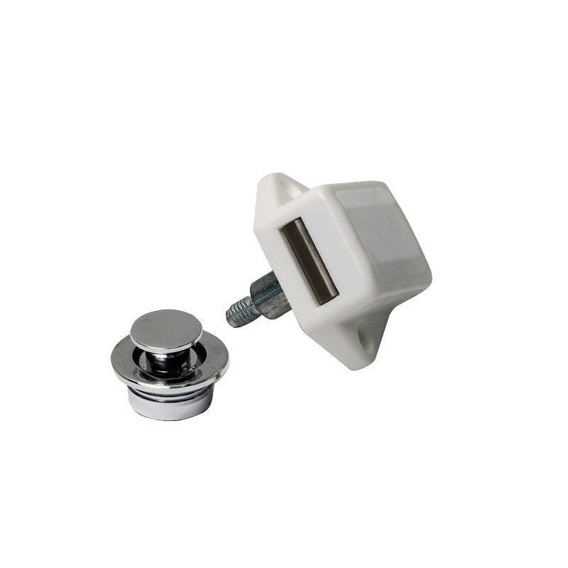 Chromed Brass Mini push-lock Bezel d26mm Thickess up to 16mm OS3818209