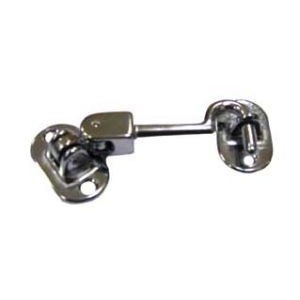 Chromed brass hook doorstopper with double joint 80mm OS3819280