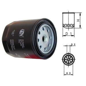 Filtro olio avvitabile FO121 N81951623025-10%