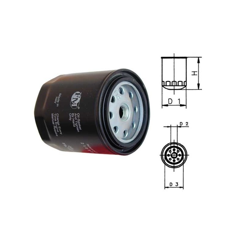Filtro olio avvitabile FO121 N81951623025-10%