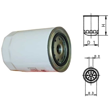 Filtro olio avvitabile FO107 N81951623026-10%