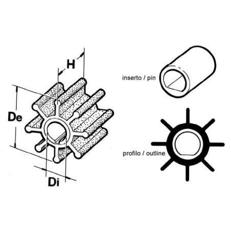 Girante per fuoribordo Honda 2 tempi N82152014088-10%