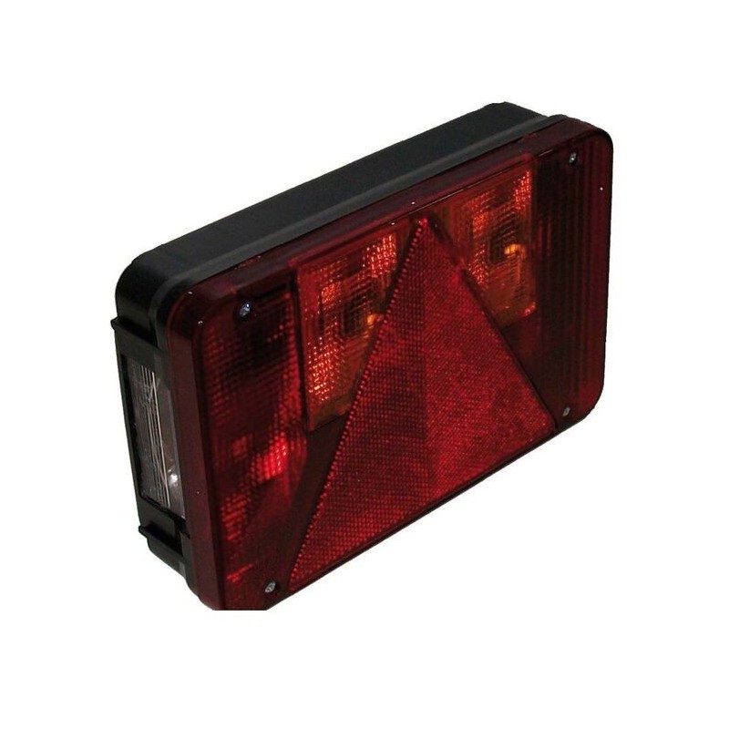 Fanale posteriore DX per carrelli ELLEBÌ 5 funzioni 4 lampadine OS0202110-18%