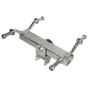 Staffa rullo laterale rialzata 4 rulli per tubo Ø 40mm OS0202936-18%