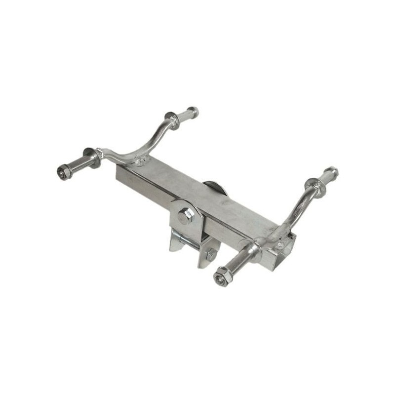 Staffa rullo laterale rialzata 4 rulli per tubo Ø 40mm OS0202936-18%