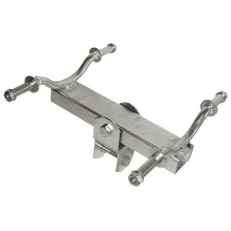 Staffa rullo laterale rialzata 4 rulli per tubo Ø 40mm OS0202936-18%