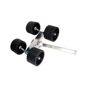 Rullo basculante 4 rulli rialzato Tubo 40mm Nero OS0203145-18%