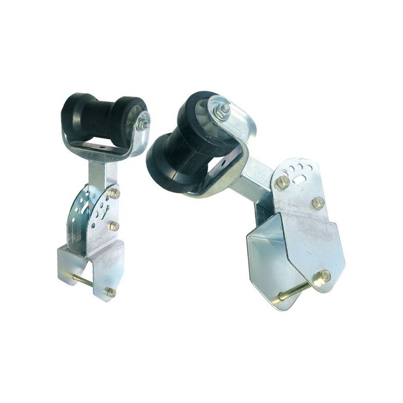 Rullo centrale reggichiglia con supporto regolabile Tubo quadrato 100x100 mm OS0204056-0%