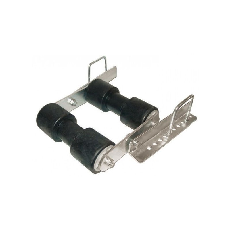 Doppio Rullo posteriore reggichiglia Staffe regolabili 60mm OS0204069-40%