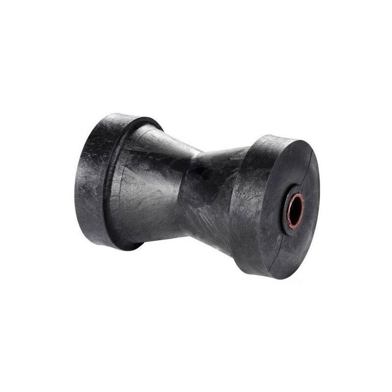 Rullo centrale in gomma Nero Ø Foro 14mm Lunghezza 130mm TRO0809003-5%