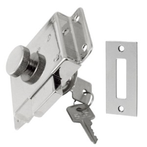 Serratura in ottone cromato per applicazione interna SX/20 98x58mm N60341500528SX/20-18%