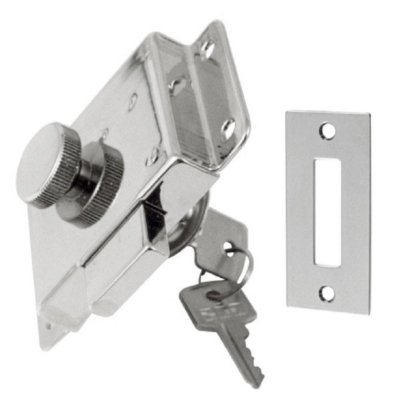 Chromium-plate brass cylinders lock Left/20 98x58mm N60341500528SX/20