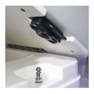 Hidden vertical lock Black Plastic handle OS3810900