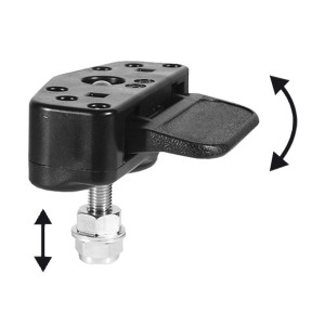 Hidden vertical lock Black Plastic handle OS3810900