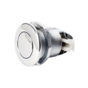 Chromed zamak push-button click 42/31x25mm OS3817900