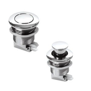 Chromed zamak push-button click 42/31x25mm OS3817900