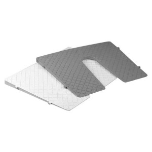 Salvapoppa esterno conico Lunghezza 450mm Altezza 360mm Bianco LZ195136-5%