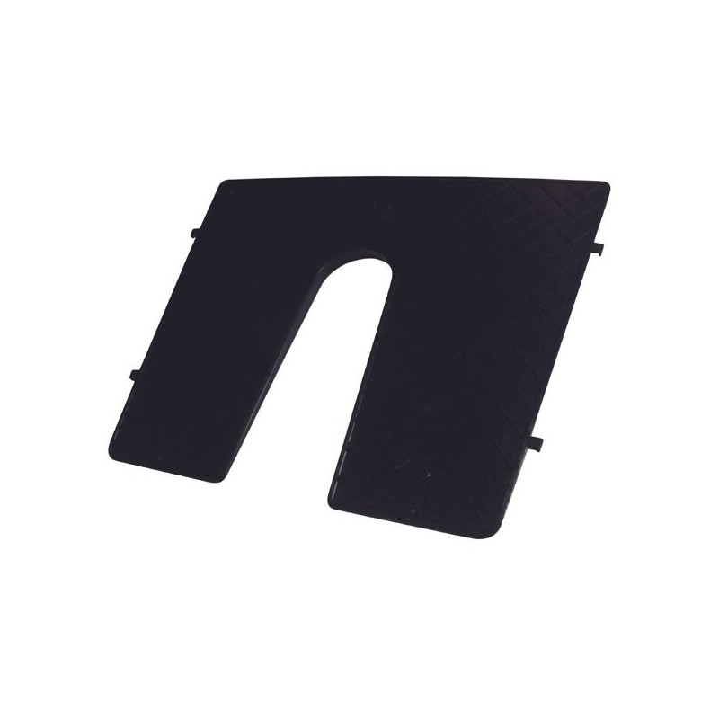 External conical transom pad L450xH360mm Black colour LZ195139