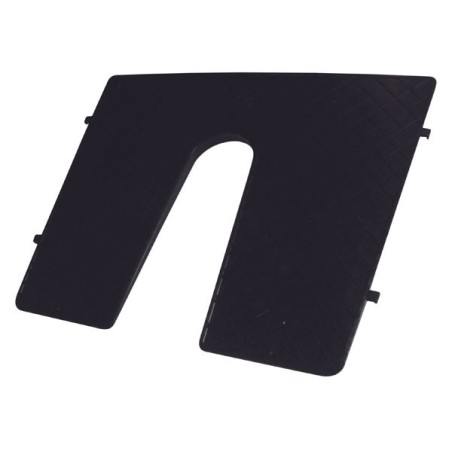 External conical transom pad L450xH360mm Black colour LZ195139