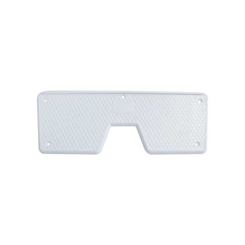 Transom pad 86x230mm White colour LZ45341