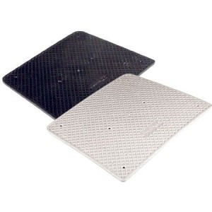 Plastic transom pad 450xH360mm Black MT4712046