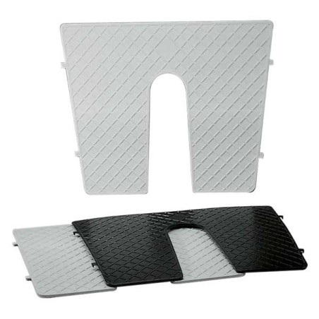 External transom pad with opening L450xH360mm Black colour N81112804936N