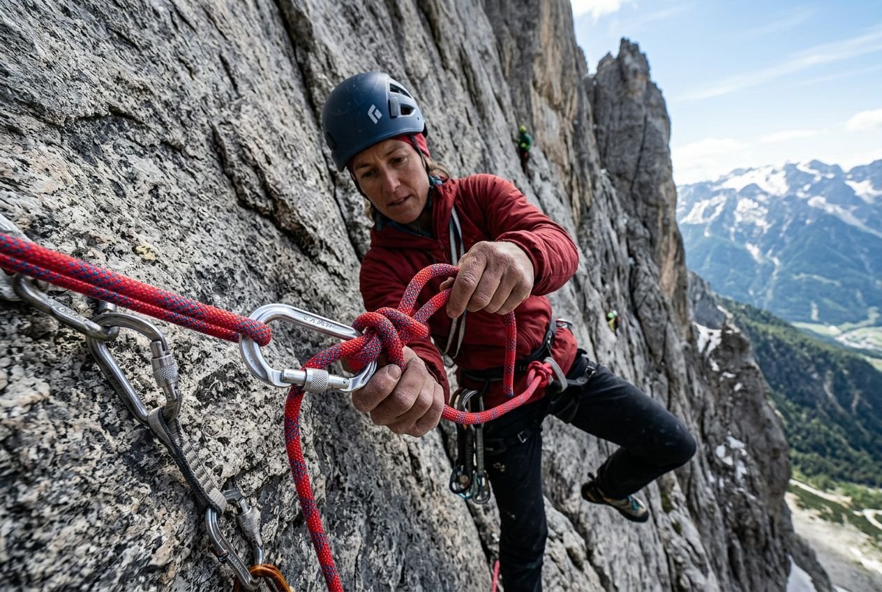 Nodo mezzo barcaiolo: guida completa per arrampicata e alpinismo