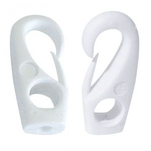 Gancio nylon Foro D.4mm Bianco #N11900600651