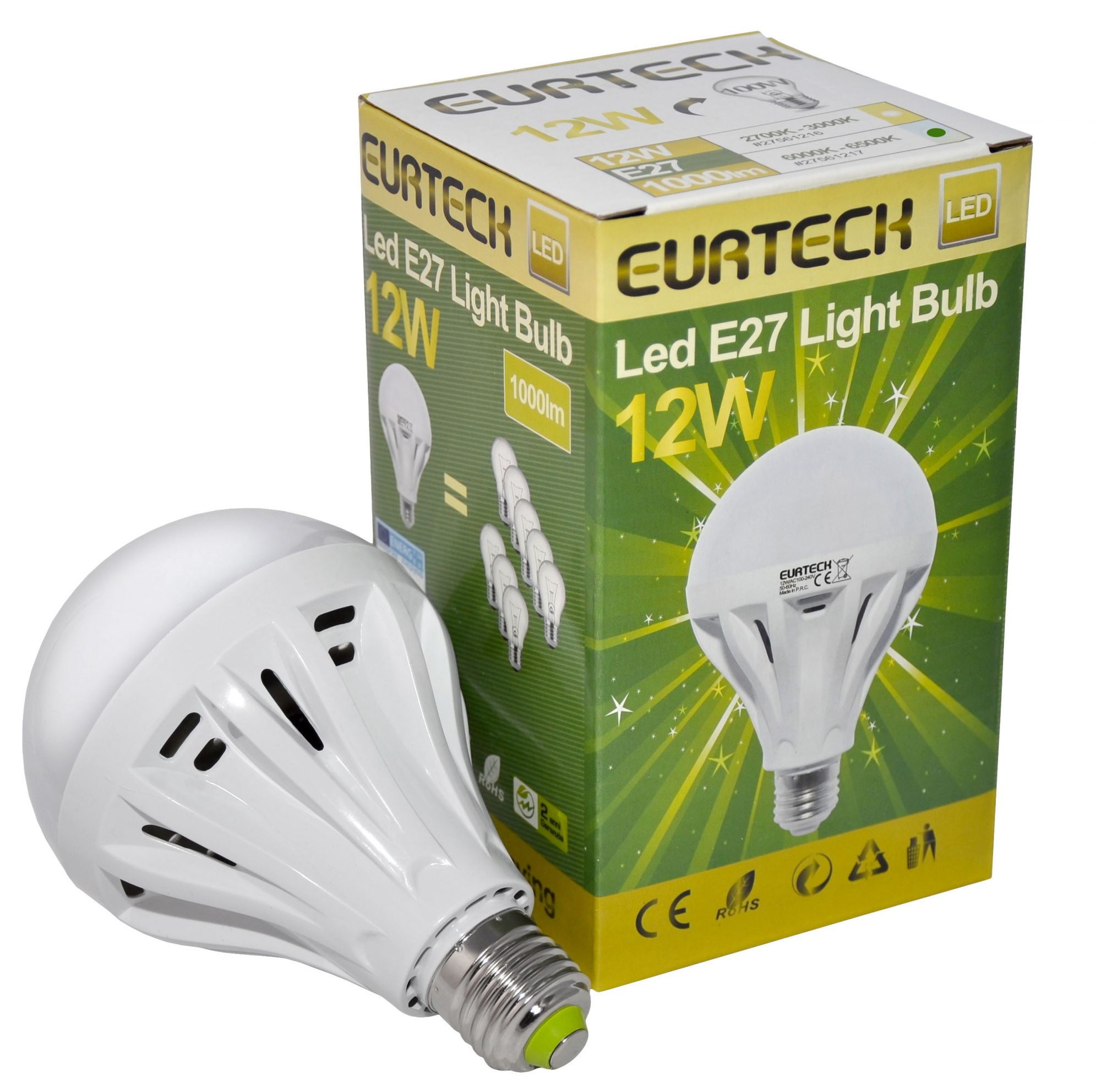 LED Bulb 12W 1000Lm Min 10Pcs #ET27561217-10