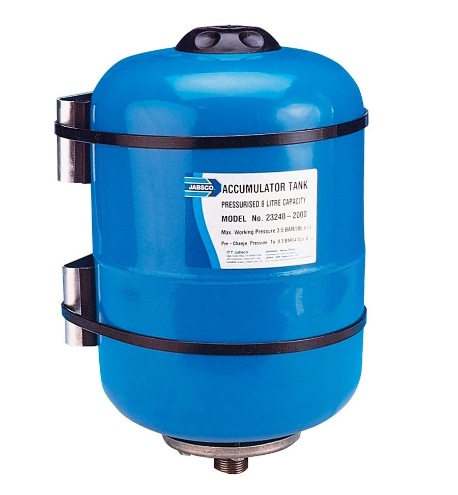 Jabsco 232402000 Larger Pressurized Accumulator tank 8lt