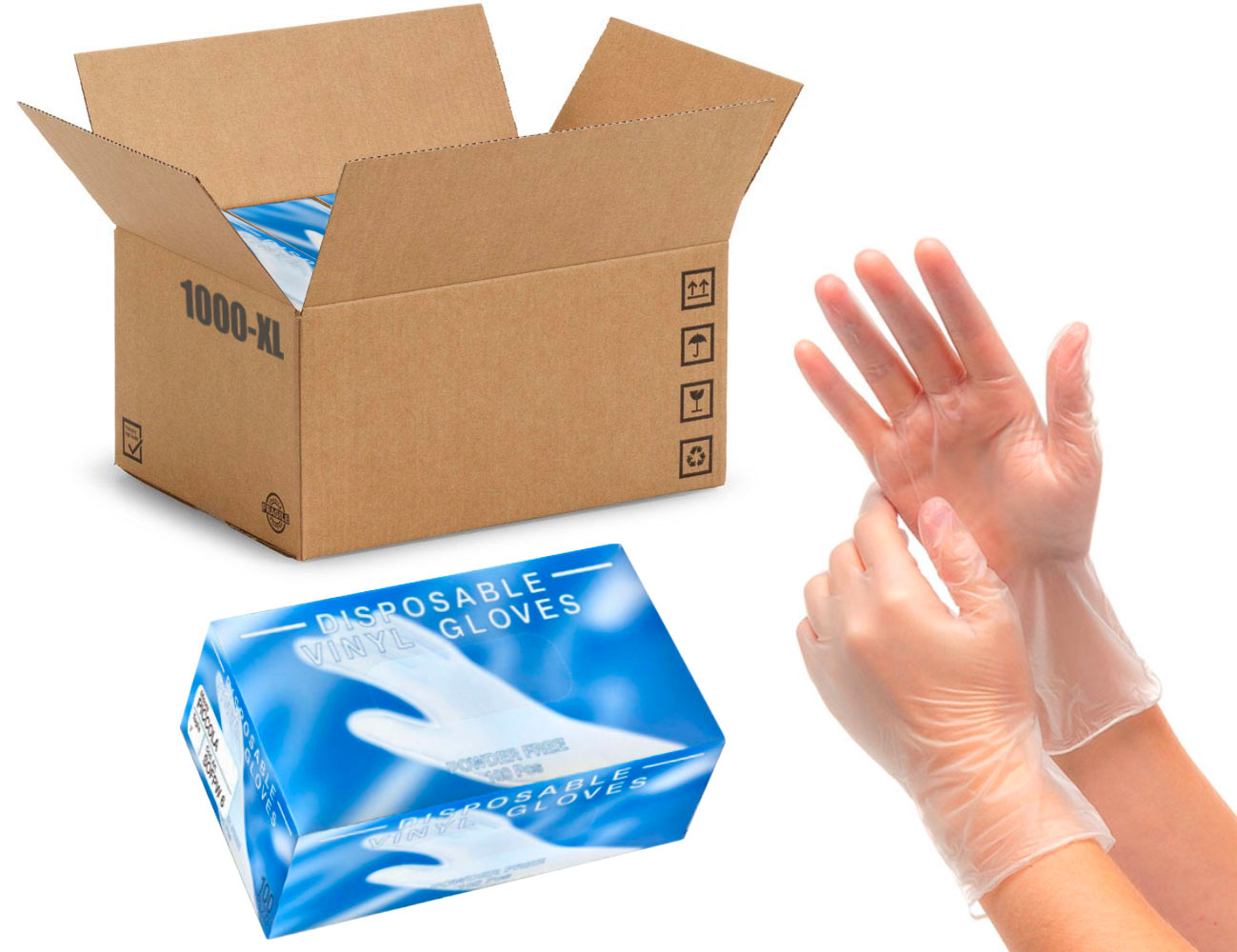 1000 disposable gloves