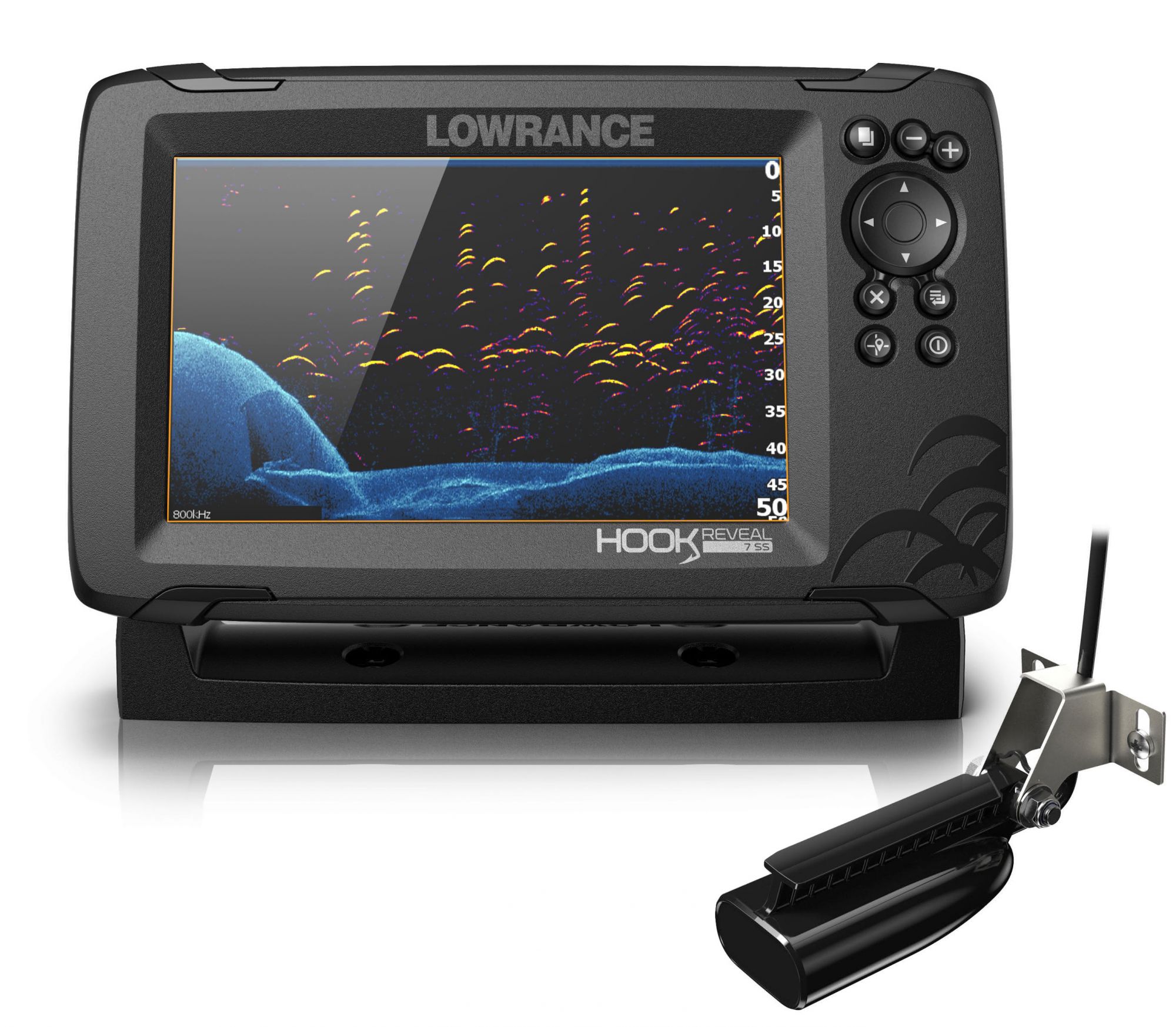 Hook-5 Fishfinder/Chartplotter with CHIRP Transducer, Nautic Insight™ Pro  Charts